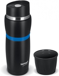 Lamart LT4053 Termoska CUP 480 ml, černo-modrá