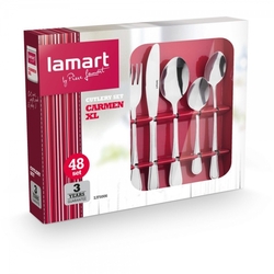 Lamart LT5006 48dílná sada příborů CARMEN XL