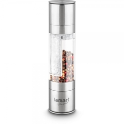 Lamart LT7014 Mechanický mlýnek na koření, pepř a sůl TUBE, 2x 100 ml