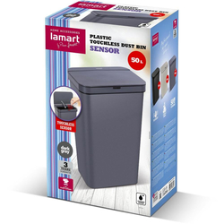 Lamart LT8108 Bezdotykový odpadkový koš SENSOR 50l