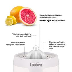 Lauben Electric Citrus Juicer 110WT - odšťavňovač citrusů