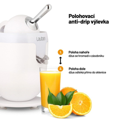 Lauben Electric Citrus Juicer 110WT - odšťavňovač citrusů