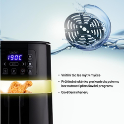 Lauben Hot Air Fryer 4000BC - horkovzdušná fritéza