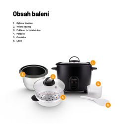 Lauben Rice Cooker 1800BC - rýžovar