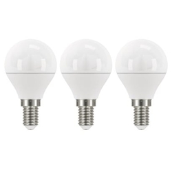 LED žárovka Classic Mini Globe 6W E14 teplá bílá 3Ks