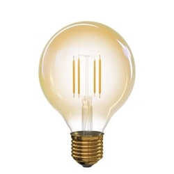 LED žárovka Vintage G95 4W E27 teplá bílá+