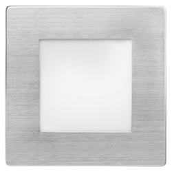 LED orientační vestavné svítidlo AMAL 80×80 1,5W neutr. bílá,IP65