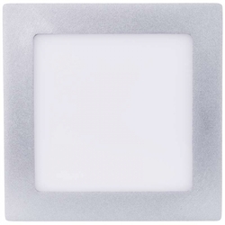 LED přisazené svítidlo, čtverec stříbrná 12W neutrální bílá