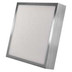 LED přisazené svítidlo NEXXO, čtvercové, stříbrné, 21W, se změnou CCT