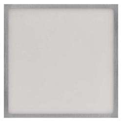 LED přisazené svítidlo NEXXO, čtvercové, stříbrné, 28,5W, se změnou CCT
