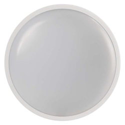 LED přisazené svítidlo QARI, kruhové bílé 20W neutrální b., IP65