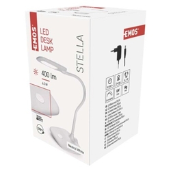 LED stolní lampa STELLA, bílá