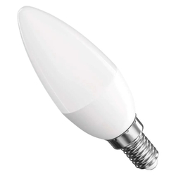 LED žárovka Classic svíčka / E14 / 4,2 W (40 W) / 470 lm / studená bílá