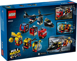 LEGO City Helikoptéra, hasičský vůz a ponorka 60462