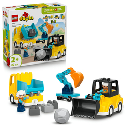 LEGO DUPLO Town Vozidla na stavbě 3 v 1 10475