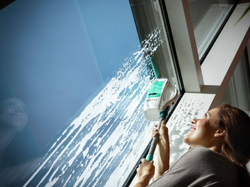 Leifheit 51001 Vysavač na okna Window Cleaner + tyč 43 cm