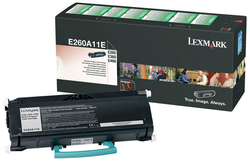 Lexmark toner černý E260A11E pro E260, E360, E460 (až 3500 stran) - return program - originální
