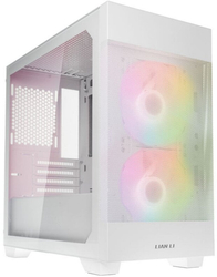 Lian Li LANCOOL 205M Mesh Micro ATX Case, bílá