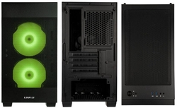 Lian Li LANCOOL 205M Mesh Micro ATX Case, tvrzené sklo - černá