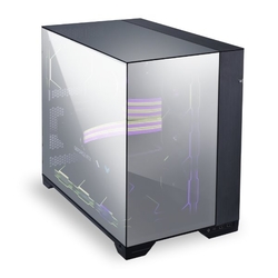 Lian Li O11 Vision Midi-Tower, verspiegeltes Tempered Glass, černá kouřové sklo