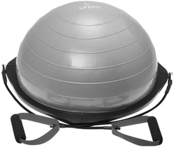 LifeFit Balance Ball 58cm, stříbrná