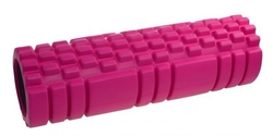 LifeFit Joga Roller A11 45x14cm, růžový masážní válec