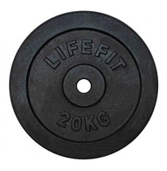 LifeFit Kotouč 20kg, kovový, pro 30mm tyč