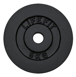LifeFit Kotouč 5kg, kovový, pro 30mm tyč
