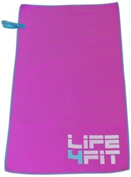 LifeFit rychleschnoucí ručník z mikrovlákna 105x175cm, fialový
