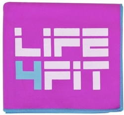 LifeFit rychleschnoucí ručník z mikrovlákna 35x70cm, fialový