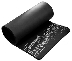 LifeFit Yoga Mat Exkluziv Plus, 180x58x1,5cm, černá podložka