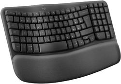 Logitech bezdrátová klíávesnice Wave Keys CZ/SK, černá