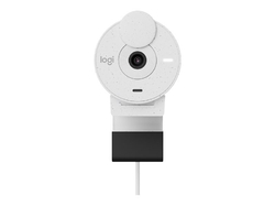 Logitech BRIO 300, Full HD webcam, off-white