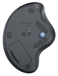 Logitech ERGO M575S, bezdrátová, bluetooth, šedá