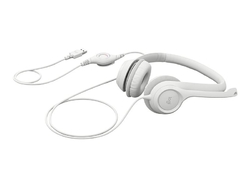 Logitech H390 USB Computer Headset, Off-White