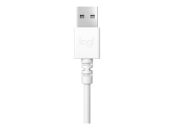 Logitech H390 USB Computer Headset, Off-White