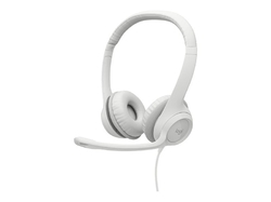 Logitech H390 USB Computer Headset, Off-White