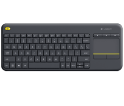 Logitech K400 Plus CZ Black