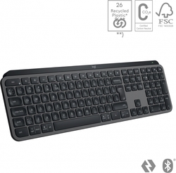Logitech MX Keys S, CZ, bezdrátová klávesnice, černá/grafitová