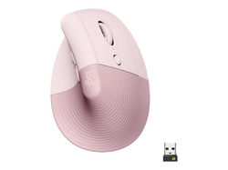 Logitech Lift Vertical Ergonomic Mouse Dark Rose