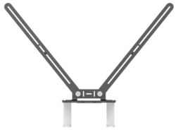 Logitech mount for video Bars/TV mount