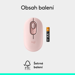 Logitech POP Mouse, Rose