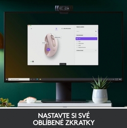 Logitech Wireless M650 M, růžová