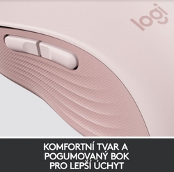 Logitech Wireless M650 M, růžová