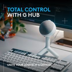 Logitech YETI ORB - herní mikrofon USB N/A, bílá