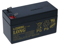 Long 12V 1,2Ah olověný akumulátor F1 (WP1.2-12)