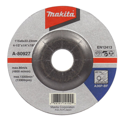 Makita A-80927 brusný kotouč 115x6x22 ocel