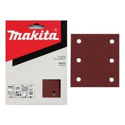 MAKITA brusný papír 102x114mm 6 děr K180 10ks