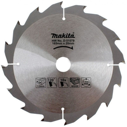 Makita D-51079 pilový kotouč 165x20 16Z dřevo
