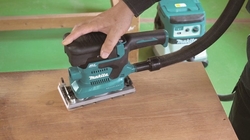 Makita DBO381ZU Aku vibrační bruska 93x185mm s AWS Li-ion LXT 18V,bez aku Z